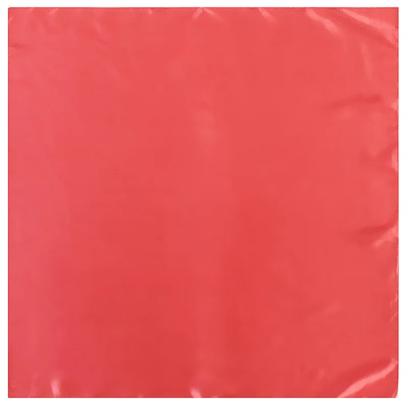 watermelon red WINFOX, новинка, Модный женский шарф 60 см* 60 см, черный, красный, фиолетовый, синий, зеленый, розовый, однотонный, квадратный шелковый шарф, бандана для женщин - Цвет: watermelon red