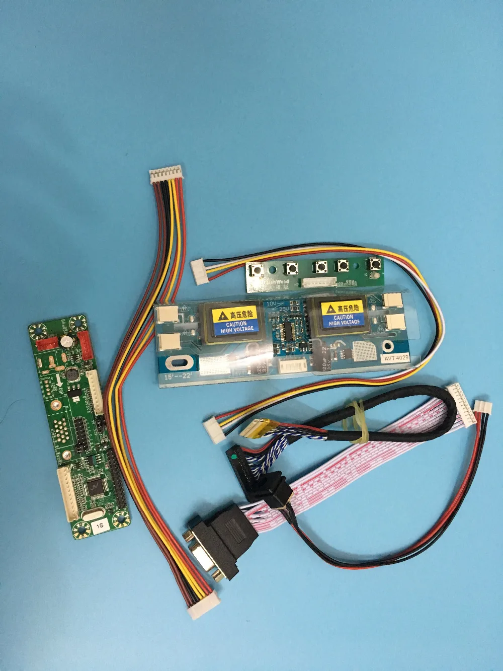 MT561 MD комплект платы драйвера ЖК монитора с клавиатурой VGA кабель 4 C инвертор