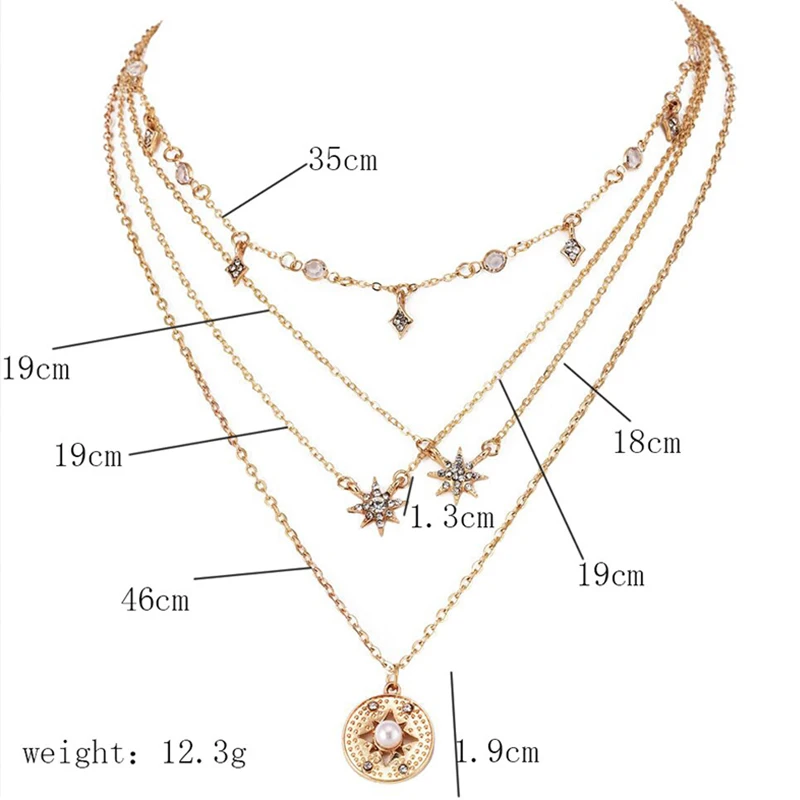 4 шт./компл. Бохо блестящий кристалл драгоценный камень жемчуг Звезды Круглый