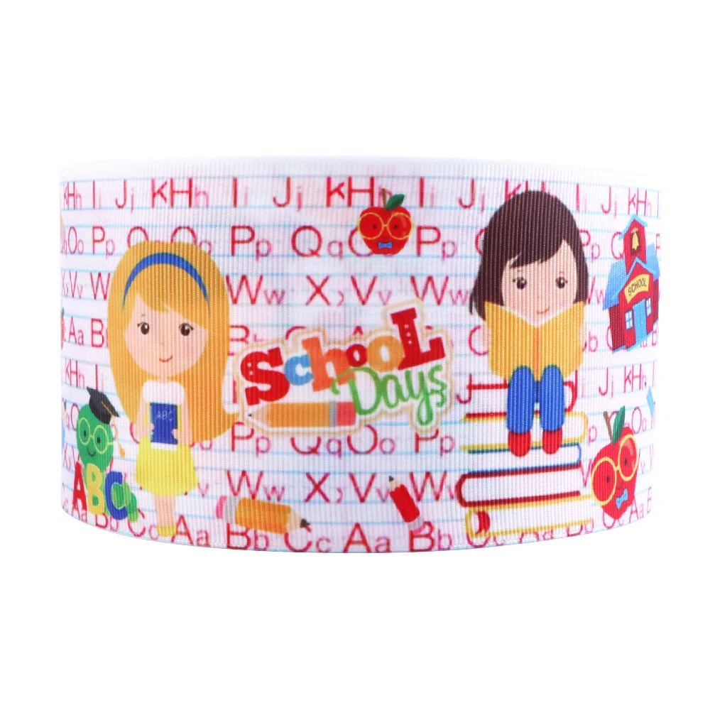Дэвид Энджи 3 '྇ мм назад в школу abc карандаш grosgrain лента 5 ярдов DIY материалы