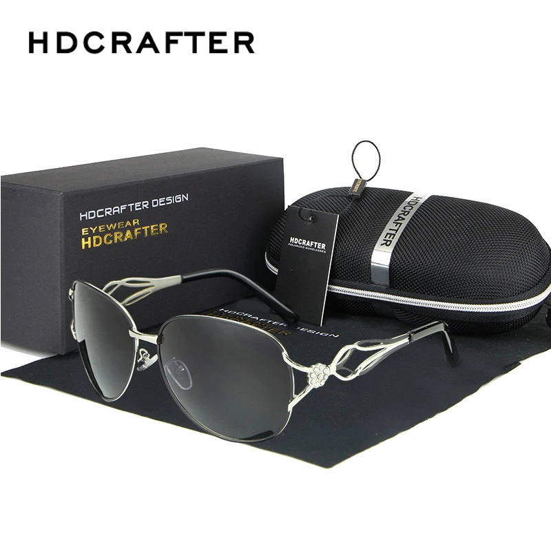 HDCRAFTER, металлическая оправа, солнцезащитные очки для женщин, фирменный дизайн, Винтажные Солнцезащитные очки для женщин, роскошные Брендовые очки oculos de sol feminino
