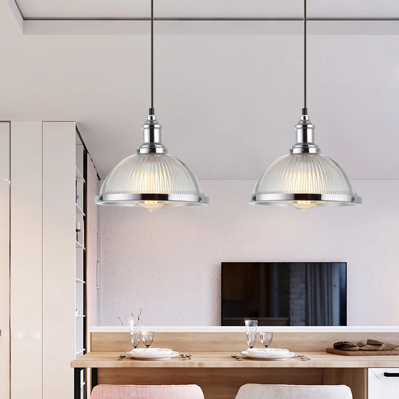 black vintage industrial pendant light nordic retro lights iron lampshade loft edison lamp metal cage dining room Countryside | Освещение