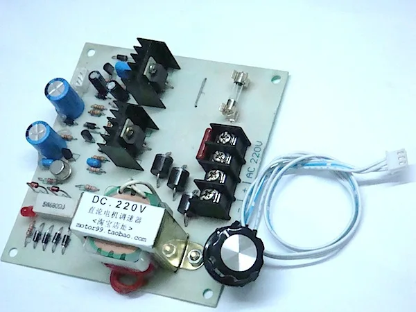 DC 110v 220v контроллер скорости двигателя постоянного тока 750w|motor speed controller|dc motor