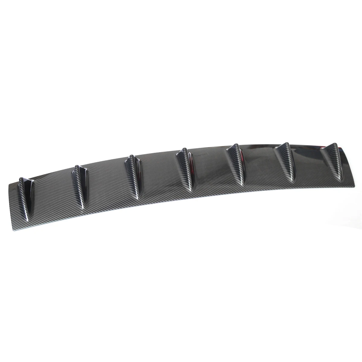 Car Rear Shark Fin 7 Wing Lip Diffuser 33&quotx6&quot Bumper Spoiler Carbon Universal | Автомобили и мотоциклы
