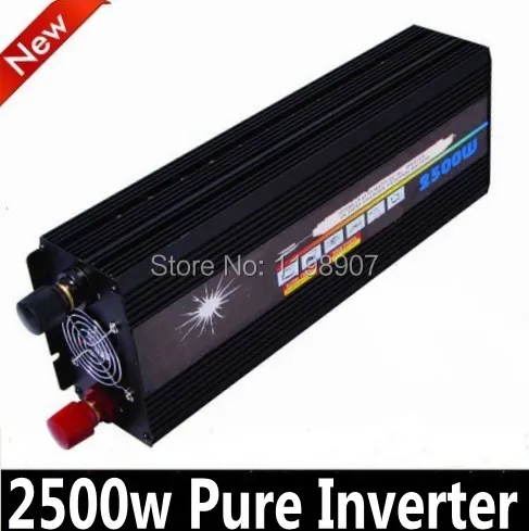 DHL FedEx Бесплатная доставка 2500 Вт Солнечный Мощность инвертор Макс 5000 12 В/24 В