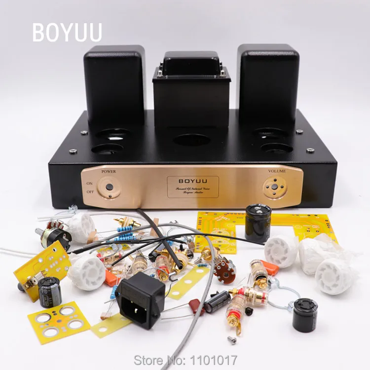 Boyuu BYA9 EL34 ламповый усилитель или DIY Набор HIFI EXQUIS Собранный или разобранный A9 одноконцевый интегральный ламповый усилитель