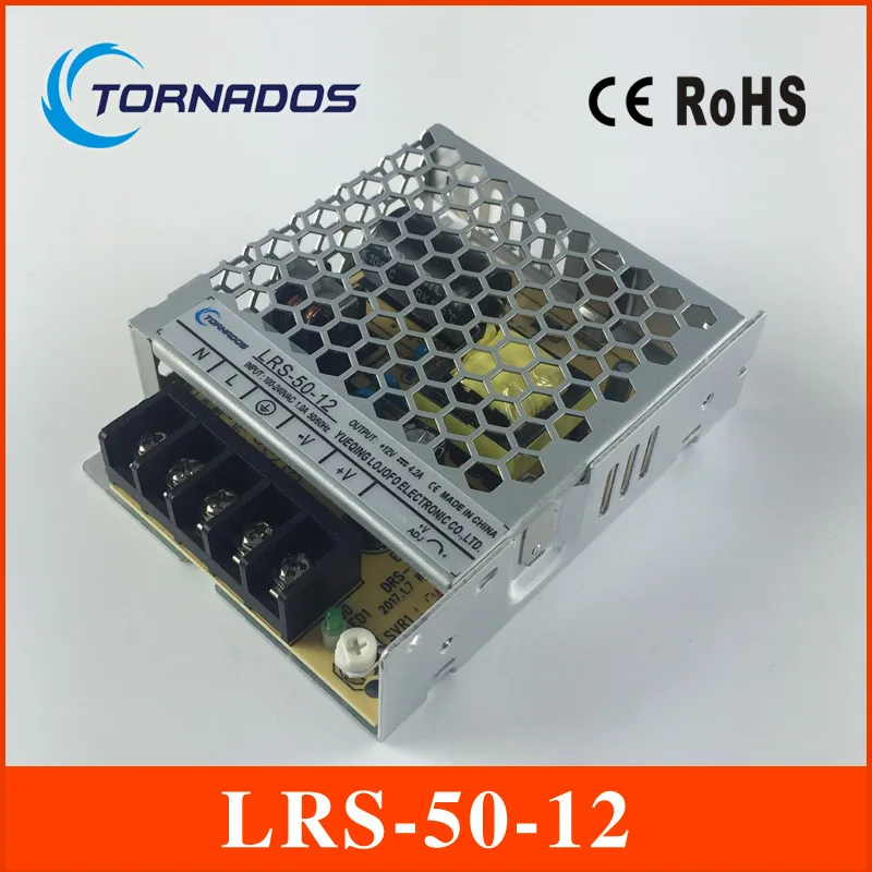 LRS 50 12 AC к DC блок питания тонкого типа импульсный источник 50W 12V|Импульсный питания|