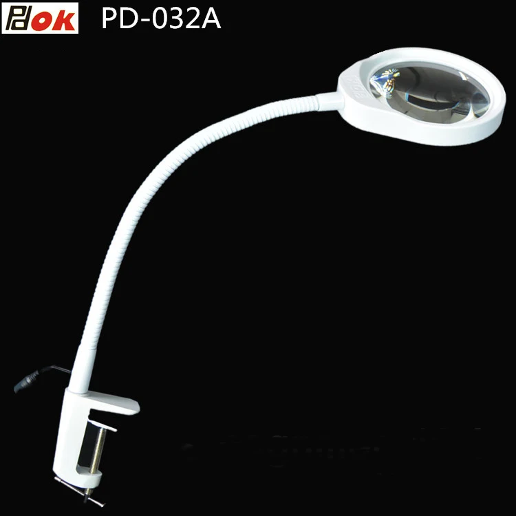 Caliper Magnifier Adjustable Brightness LED light To Enlarge 10 times The Electronic Maintenance Jewelry Identification