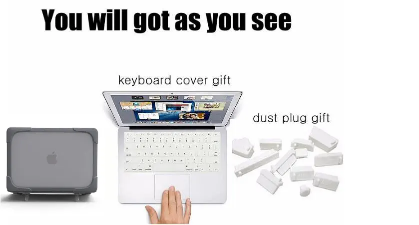 Чехол для ноутбука Macbook Air 13 A1466 Pro 13 A1706 A1708 ноутбук противоударный жесткий чехол подставка для ноутбука для Macbook Air retina Pro, 11, 12, 15 лет