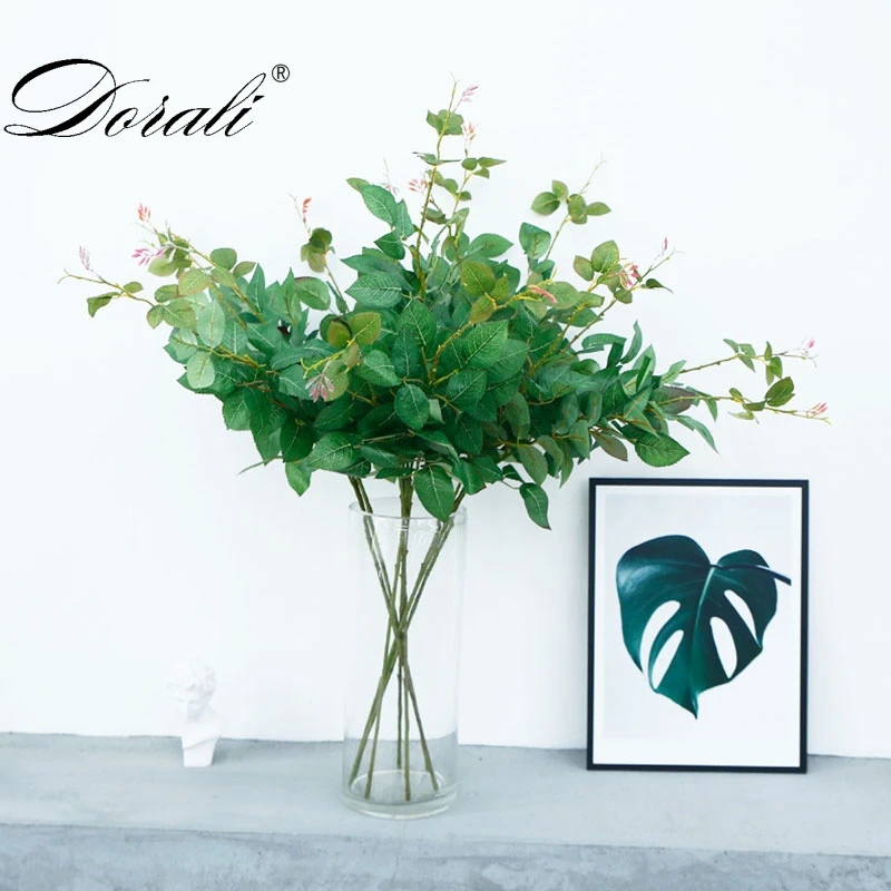 88 см Φ 2 ветки роза листья сделай сам для свадьбы гостинной искусственная