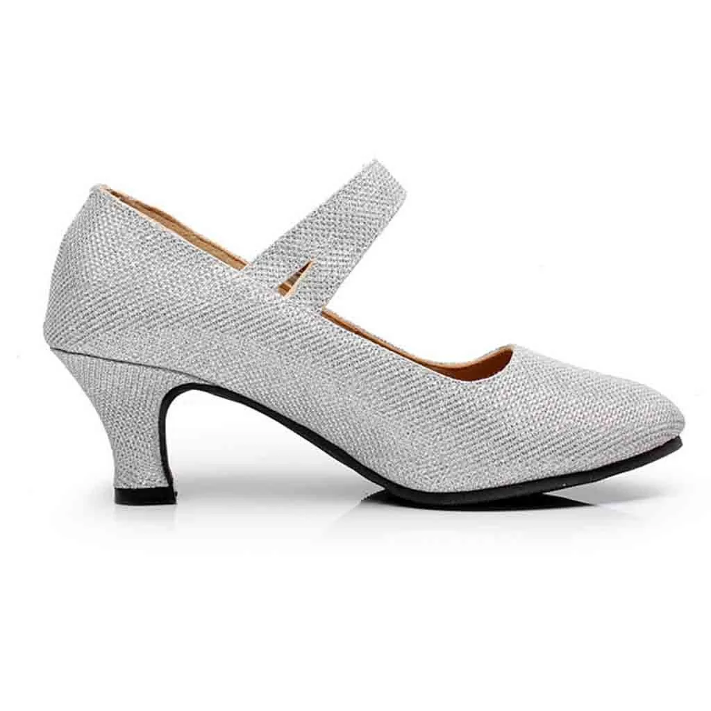 Женские туфли для латиноамериканских танцев SAGACE танцевальные на высоком каблуке