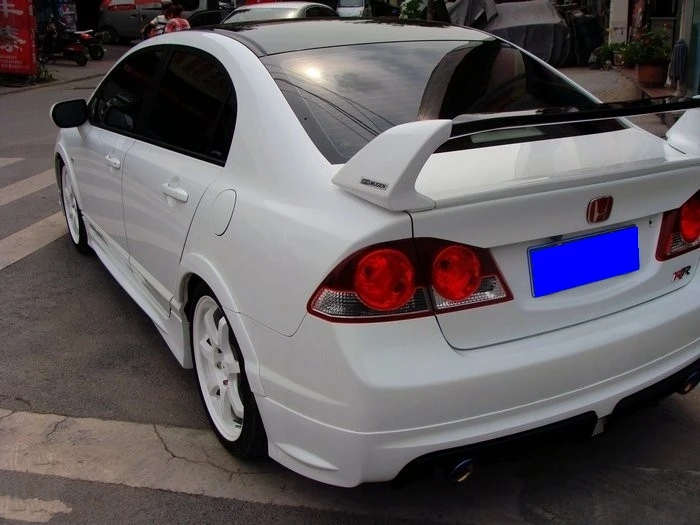 2006 2007 2008 2009 2010 2011 большой гоночный стиль спойлер для honda civic задний багажник грунтовка Крючки из высококачественного АБС-пластика на детскую спойлеры