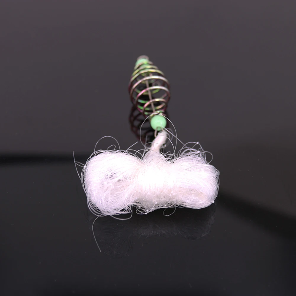 2 шт. медная Весенняя рыболовная сеть маленькая вертлюжная со светящимися