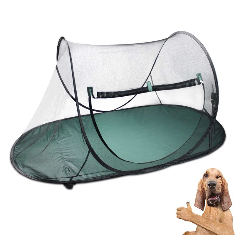 Портативный складной тент для домашних животных клетка собак шатер котов
