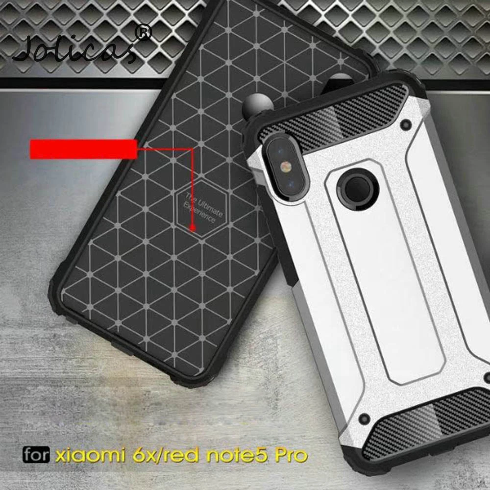 Задняя броня для Xiaomi Mi 6X чехол 2 в 1 гибрид PC TPU Coque Cover 6 0 &quotЧехлы мобильных