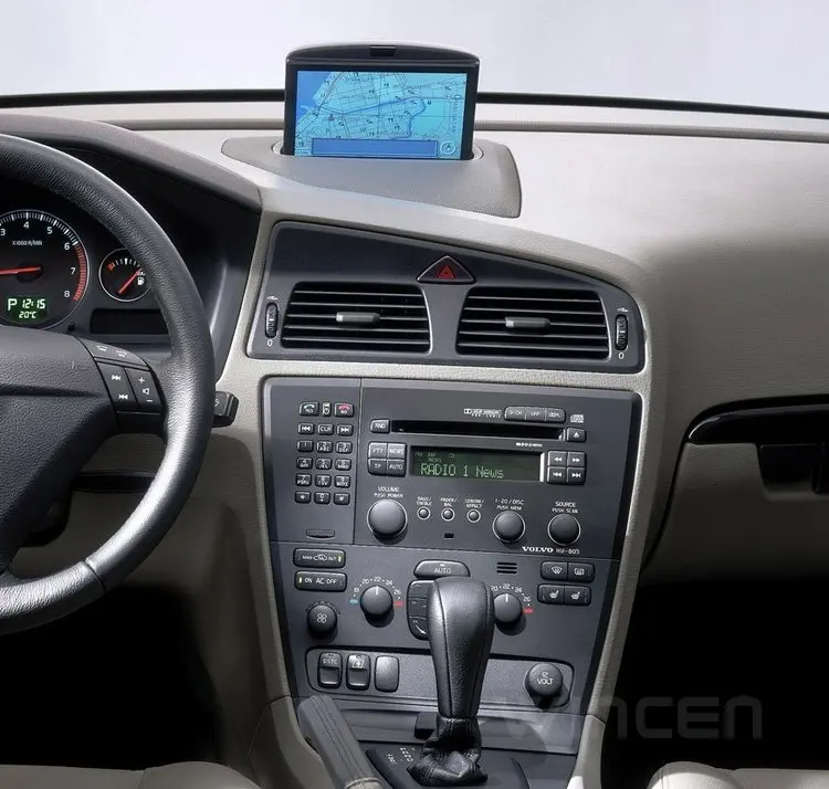 6," Автомобильный gps-плеер для Volvo S80/S60 с 3D меню, gps USB, SD, tv с моторизованной панелью