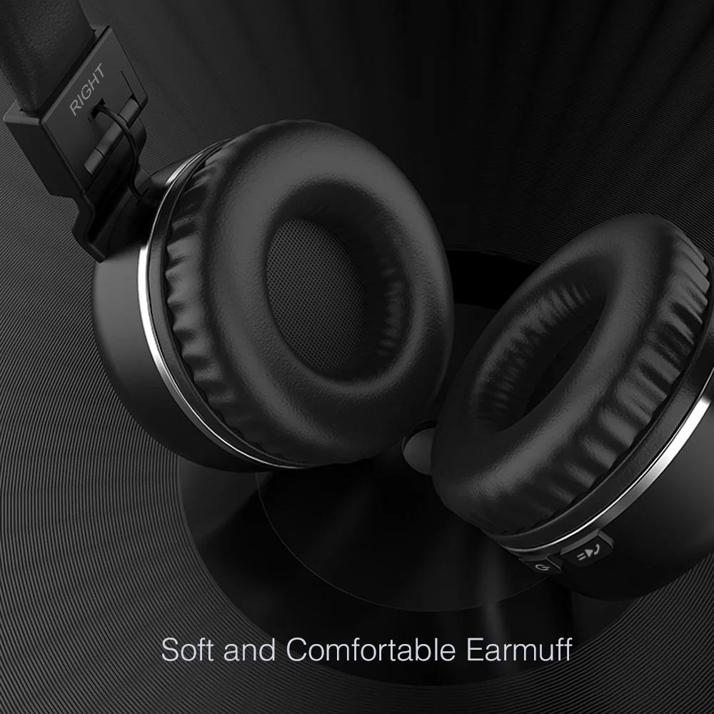 Беспроводные наушники Складная гарнитура Bluetooth с микрофоном Стерео 8 часов