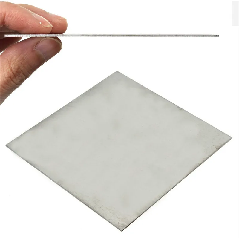 Титановая металлическая пластина 1 мм x 100 титановая Gr.5 Gr5 Ti температура 400 600