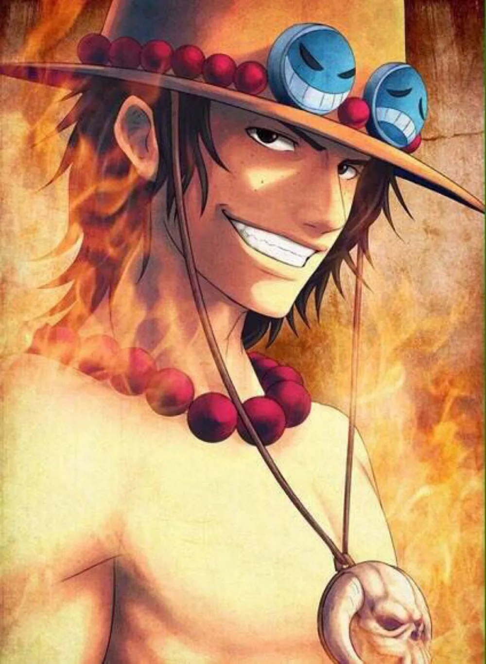 Г-жа ювелирные изделия одна штука браслет Ace из красных бусин для мужчин аниме