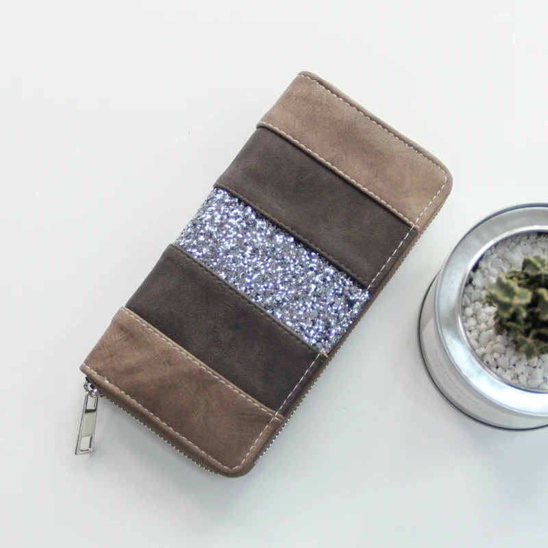 Женские кошельки и кожаные 2019 модные повседневные женский длинный кошелёк для