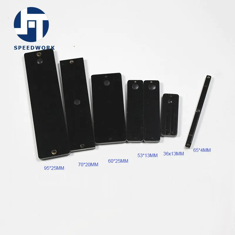 Печатная плата RFID 65*4 мм на металле с двумя отверстиями для управления