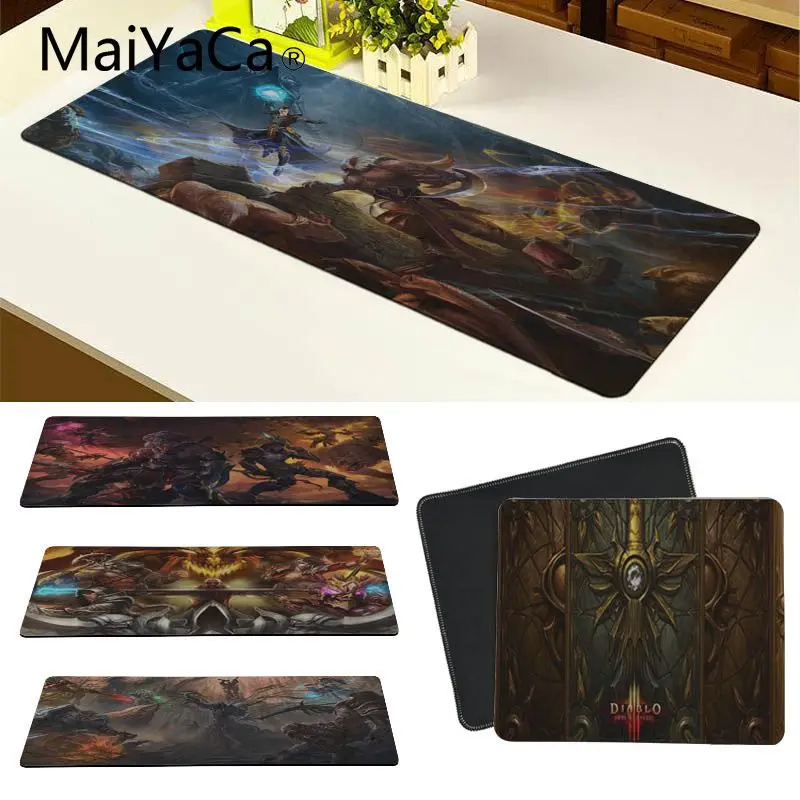 MaiYaCa, на заказ, кожа Diablo 3, комфортный коврик для мыши, игровой коврик для мыши, большой утолщенный удобный водонепроницаемый игровой резиновый коврик для мыши