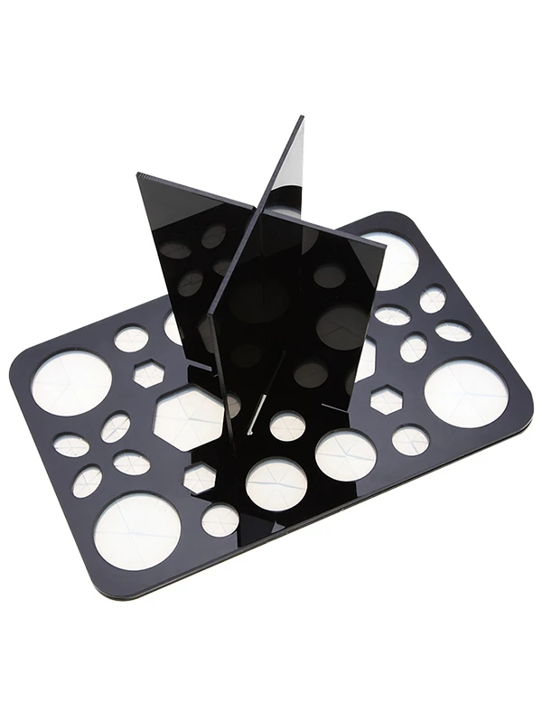 28 отверстий держатель кистей для макияжа сушилка воздуха органайзер полка