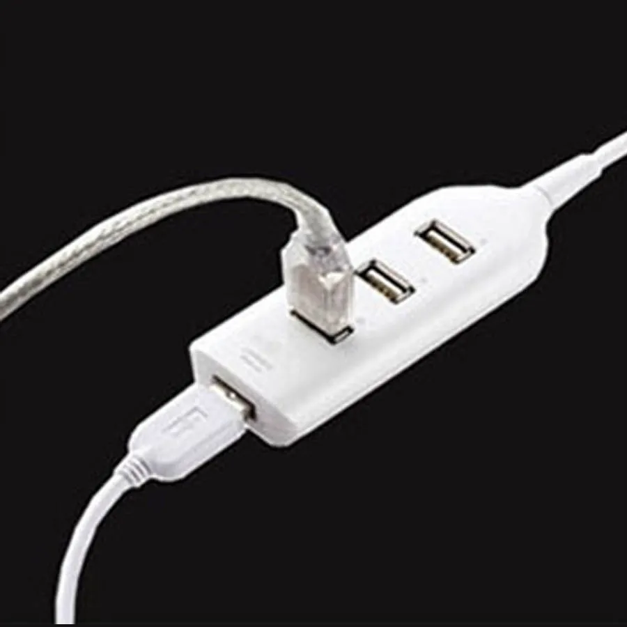 Новейший высокоскоростной тонкий маленький мини-адаптер с 4 портами USB, редкий usb-хаб для ноутбуков, настольных ПК