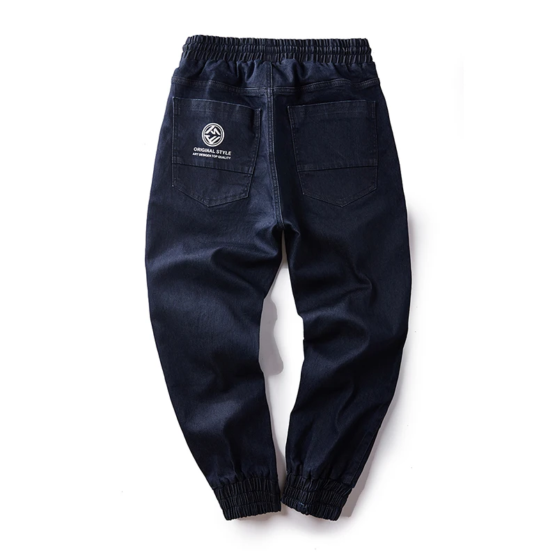 Мужские Повседневное рваные байкерские Джинсы для женщин Узкие синие Проблемные