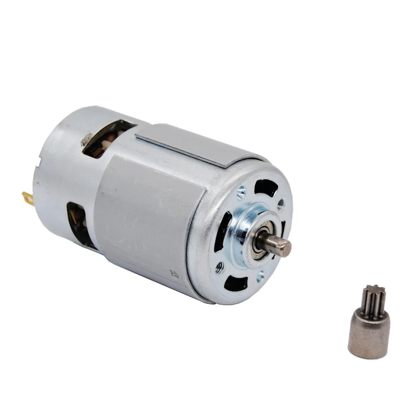 

775 DC Motor DC 12V-36V 3500--9000 RPM Ball Bearing Large Torque High Power Low Noise Hot Sale Electronic Component Motor