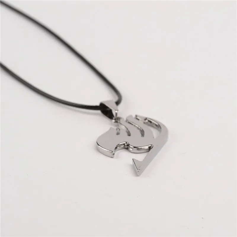 Оптовая продажа 24 шт./лот ожерелье Феи хвост Посеребренная Подвеска с веревкой