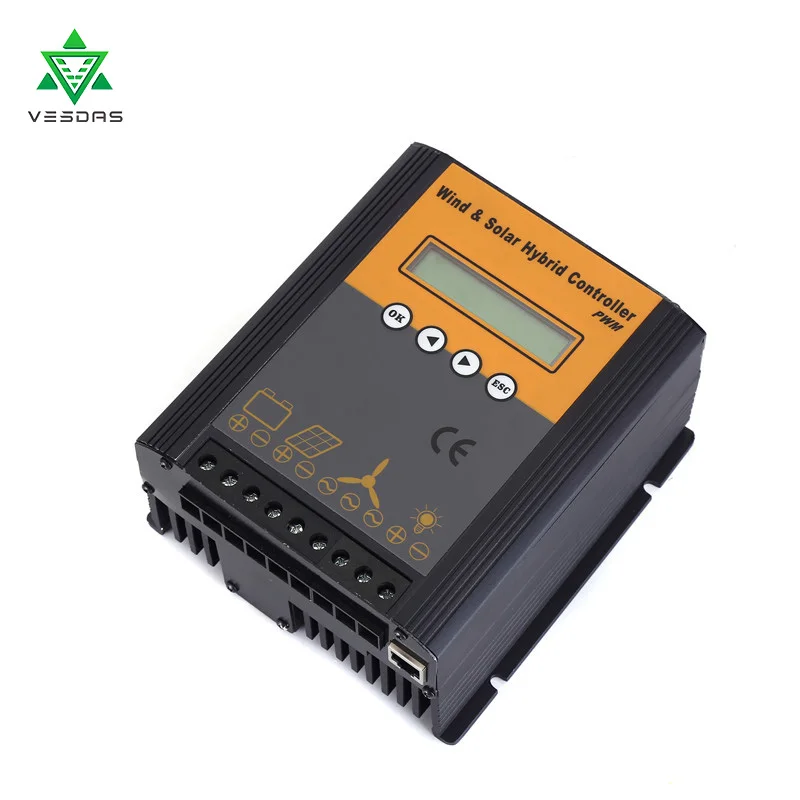 PMW 24V 1300W ветро и солнечный гибридный контроллер предназначенный для небольших