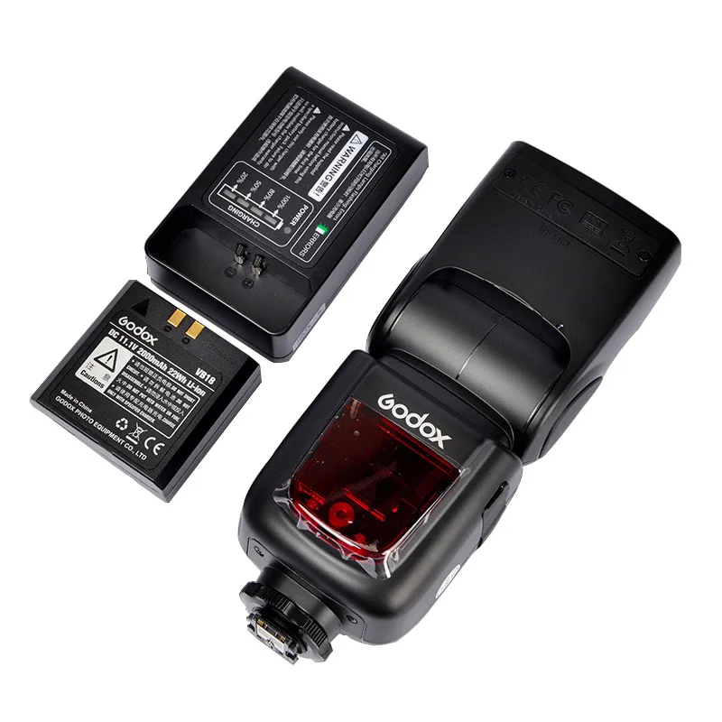 Godox V860II Вспышка Speedlite TTL HSS GN60 литий-ионная батарея для Камеры Speedlight Canon Nikon Sony Olympus