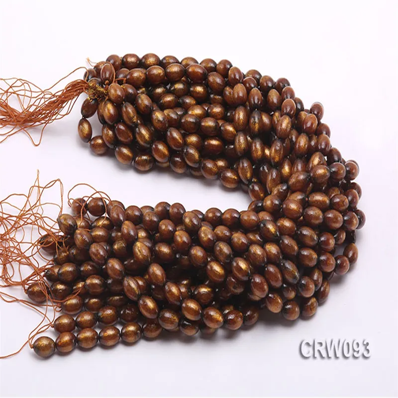 

JYX wholesale lovely 10*14mm oval golden coral beads loose strings for DIY necklace bracelet 16" Fit Women