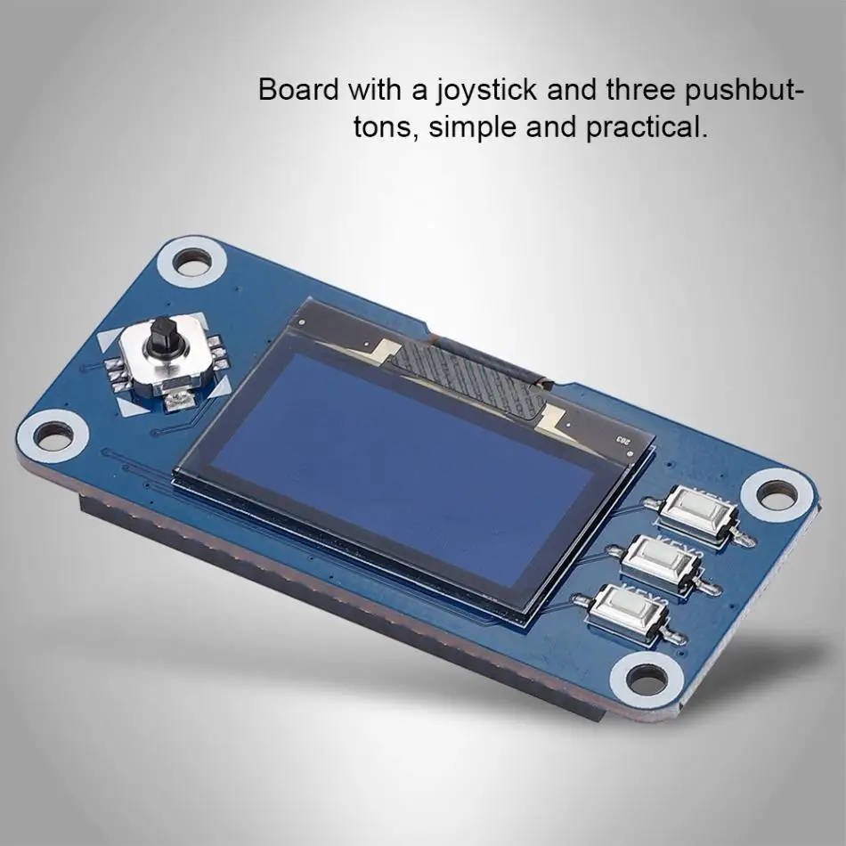 1,3 дюймовый OLED дисплей шляпа Плата расширения для Raspberry Pi 2B/3B для Zero W