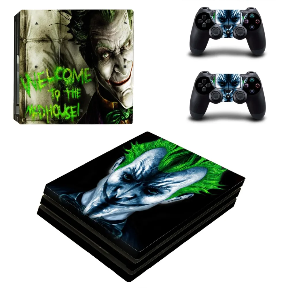 Наклейка на кожу DC Joker и Batman PS4 Pro Виниловая наклейка для консоли Sony Playstation 4 2
