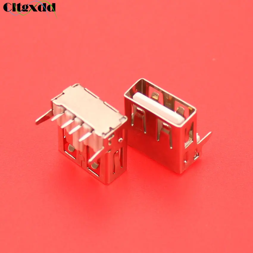 Cltgxdd 4-контактный ноутбук USB гнездо 2 0 разъем 90 градусов для настольного ноутбука