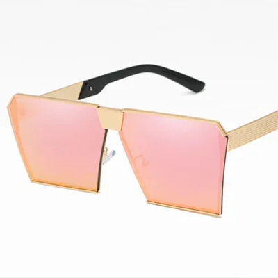 C38 Gold.DarkPink Emosnia унисекс квадратные 23 Цвета Modis солнцезащитные очки Oculos De Sol ретро роскошные женские брендовые дизайнерские солнцезащитные очки UV400 - Цвет линз: C38 Gold.DarkPink