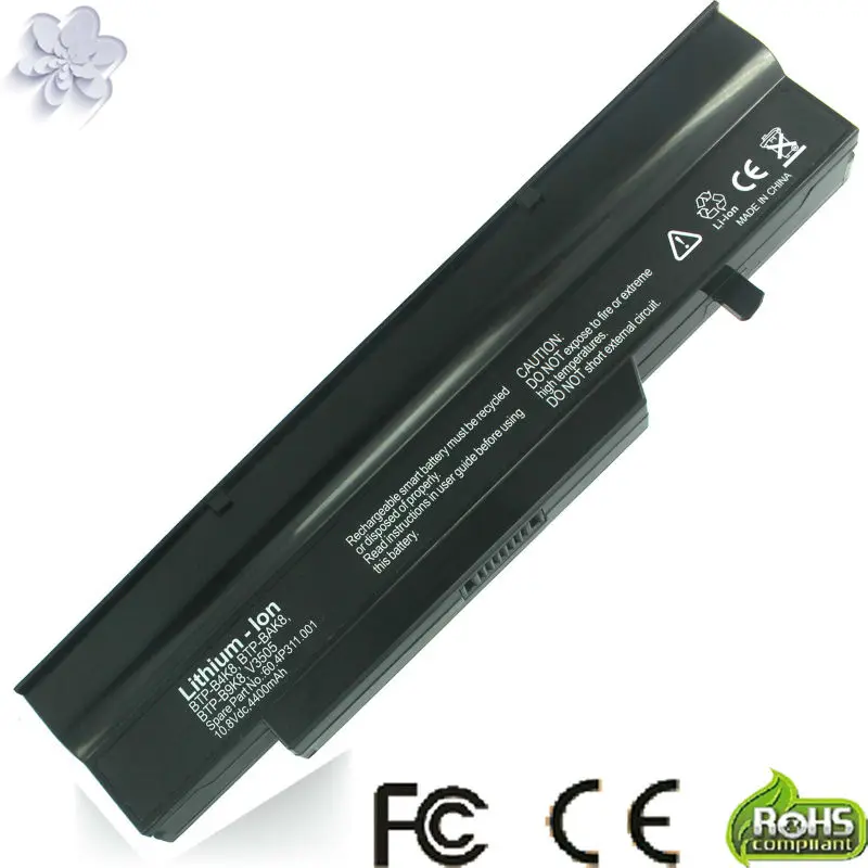 Аккумулятор для ноутбука Fujitsu аккумулятор B4K8 B5K8 B9K8 C0L8 C0K8 V3405 V3505 V8210 60.4P311|laptop battery