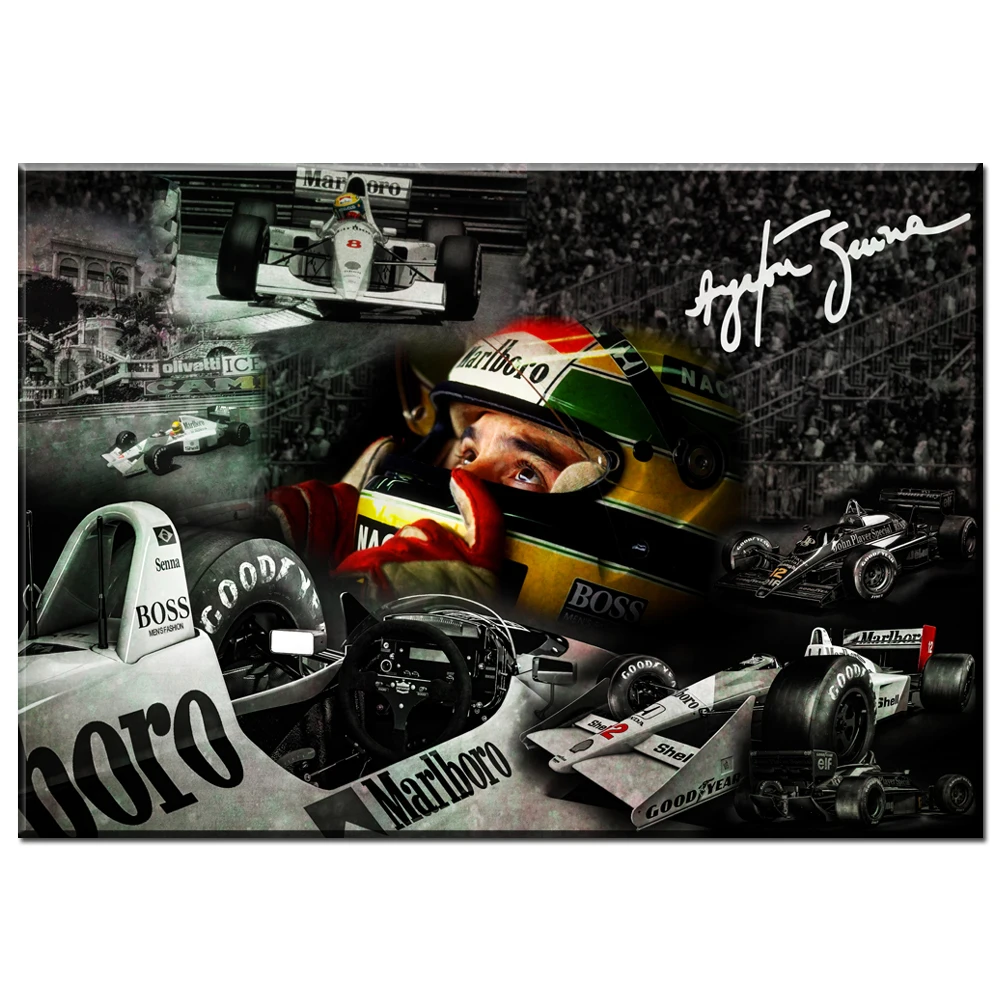 Oneroom o Full drill 5D DIY Алмазная вышивка Ayrton Senna da Silva F1 Racer Diy Картина Вышивка крестом