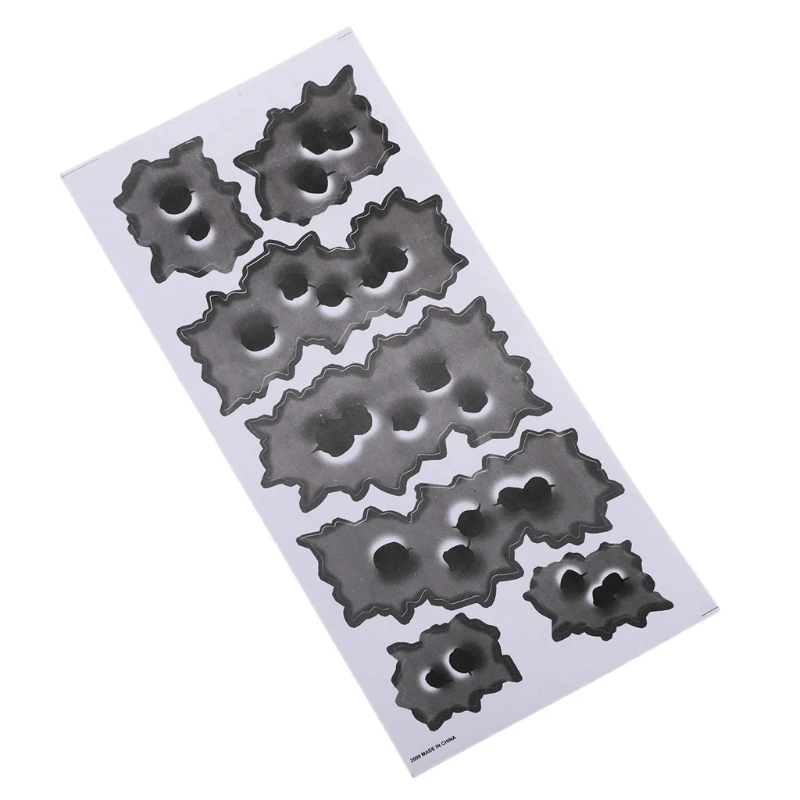 Наклейки для автомобиля забавная Наклейка 3D пуля отверстие графическое