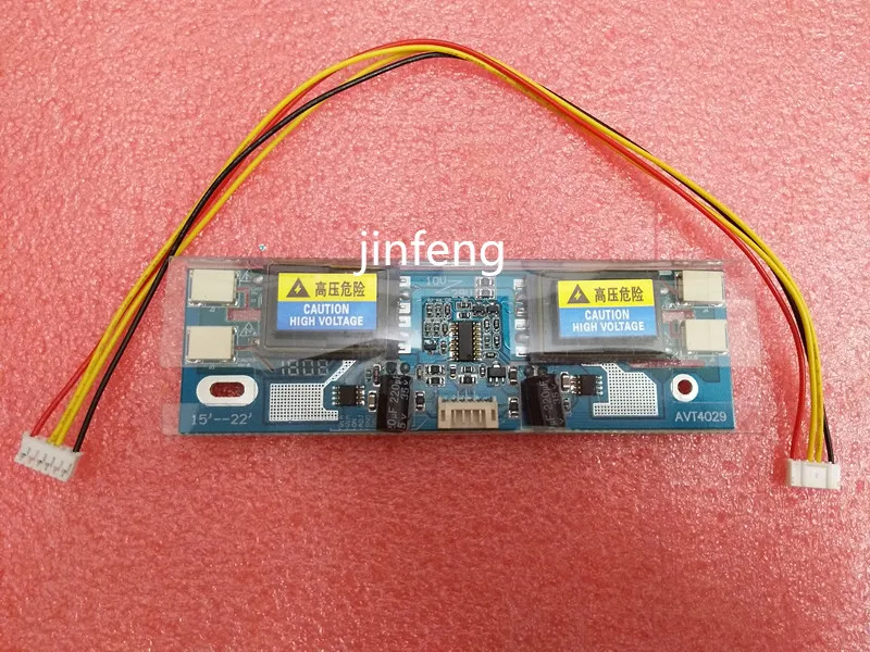 5pcs x Universal Replacement CCFL Inverter LCD Monitor 4 Lamp 10-29V for 15-22&quot Wide screen w/ 6pin Cable Free Shipping | Компьютеры и
