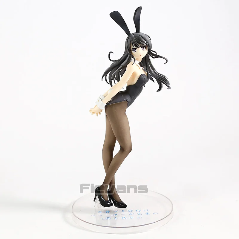 no box Rascal Not Dream of Bunny Girl Senpai Sakurajima Mai фигурка кукла из ПВХ Коллекционная модель игрушки - Цвет: no box