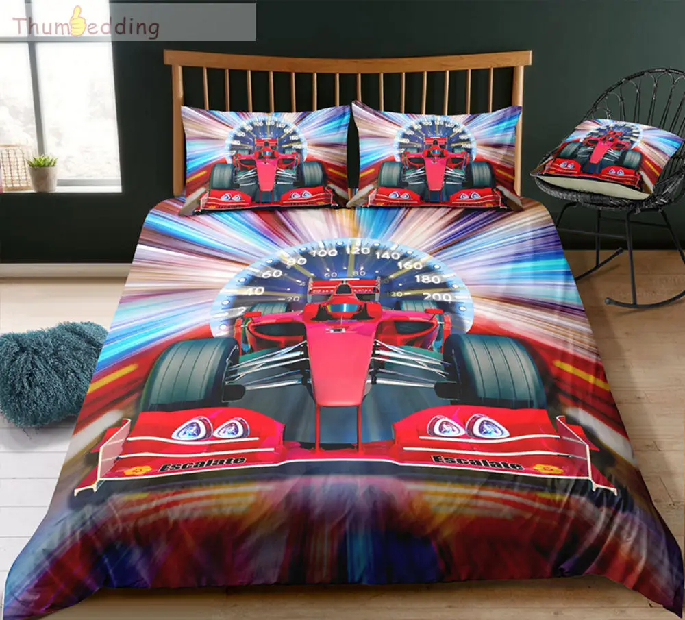 Комплект постельного белья большого размера из 100% микрофибры с пододеяльником и