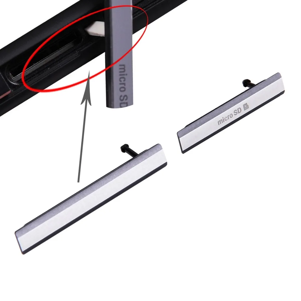 Крышка для SIM-карты + крышка Micro SD-карты пылезащитный набор блоков Sony Xperia Z2 / L50w |