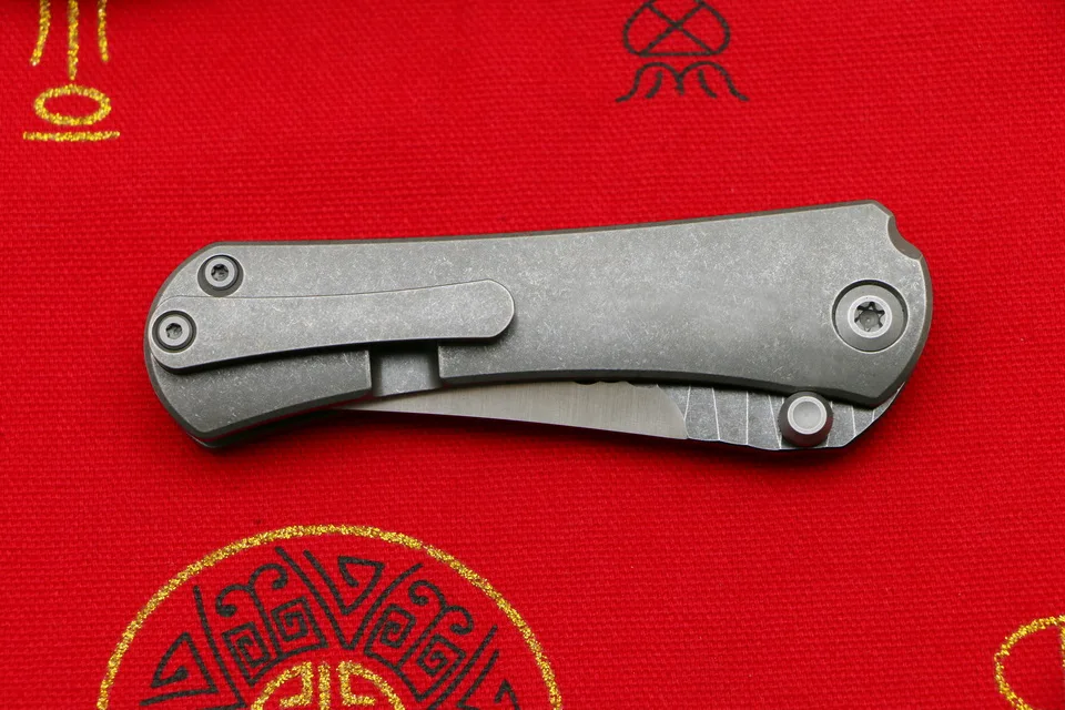 Зеленый шип SBSF M390 стальное лезвие Nudist TC4 титановая ручка Открытый Отдых Охота Карманный фруктовый Складной Нож EDC универсальный инструмент