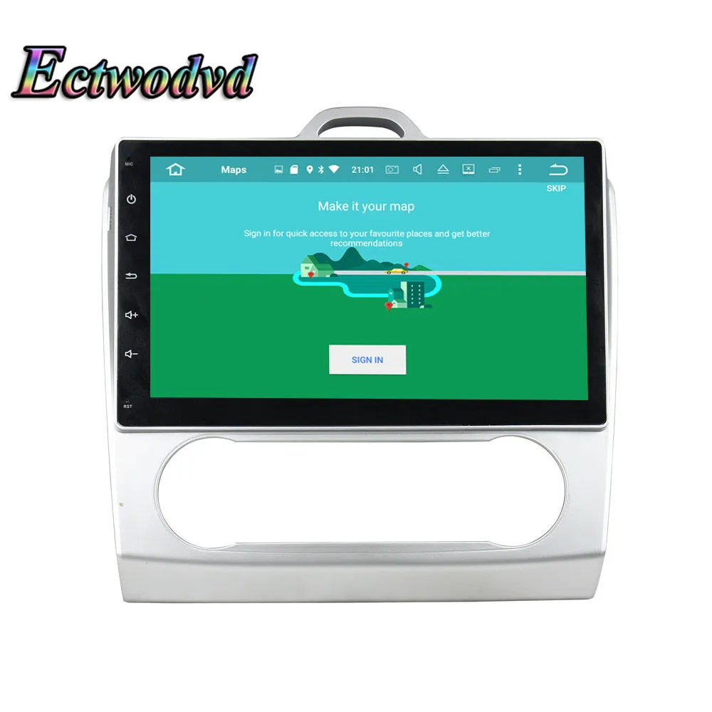 Ectwodvd Восьмиядерный 4G ram 64G rom Android 9 0 Автомобильный мультимедийный dvd плеер