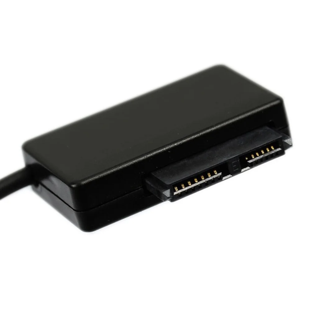 Высокоскоростной USB 2 0 кабель адаптер для SATA Slimline ноутбука CD DVD ROM привод Кабель
