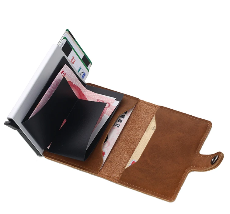 2018 Рекламные Подарки товары блокирующий RFID алюминиевый кошелек для карт с