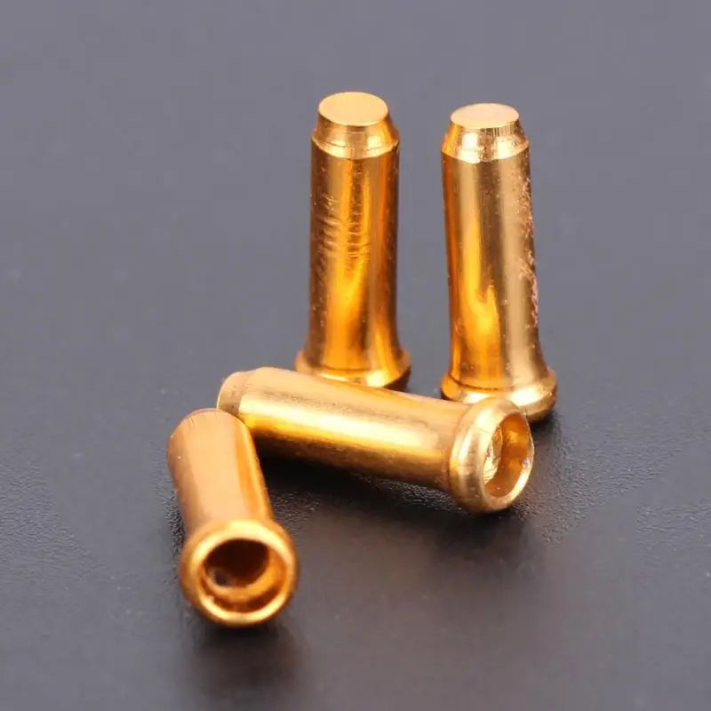 50 шт. алюминиевый велосипедный тормоз внутренний конец кабеля колпачки для